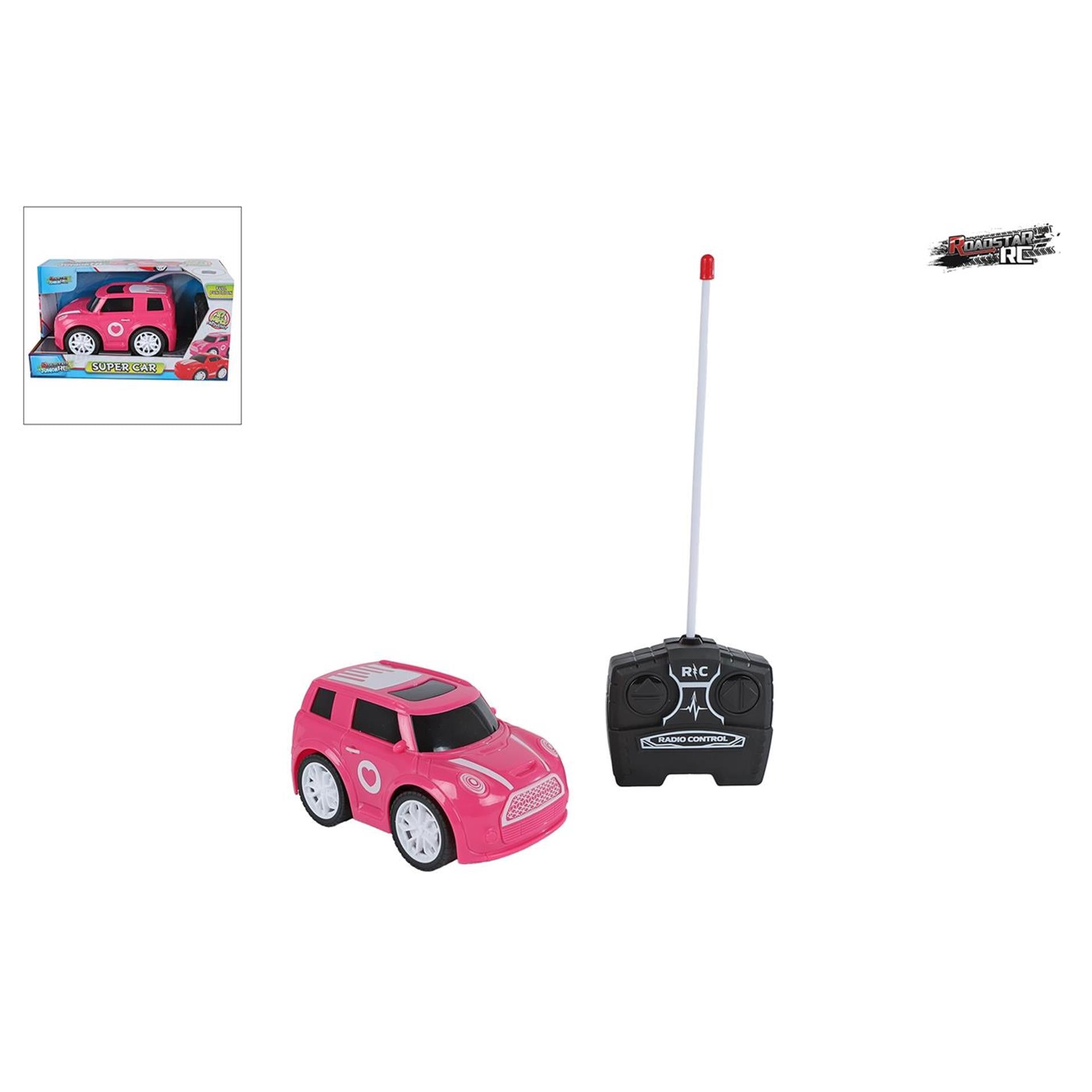 RC Stowable Auto Roadstar RC Pink 27MHz, 13,5 cm