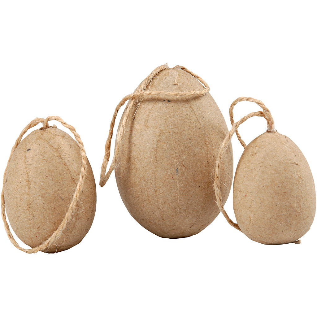 Oeufs Creativ company, h: 3+4+5 cm, 6 pièces 1 boîte