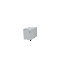 Caisson à tiroirs Claudius Schavenburg CP-LB38-AL acier 43,5x78x60cm aluminium 3 tiroirs