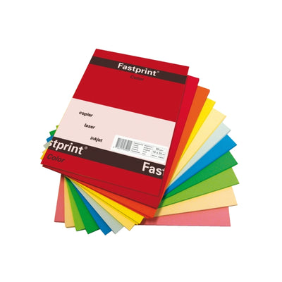 Papier à copier Quantore fastprint a4 160gr 10 couleurs x5 feuilles