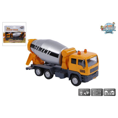 Kids Globe tire en arrière du ciment Wagen avec un son léger