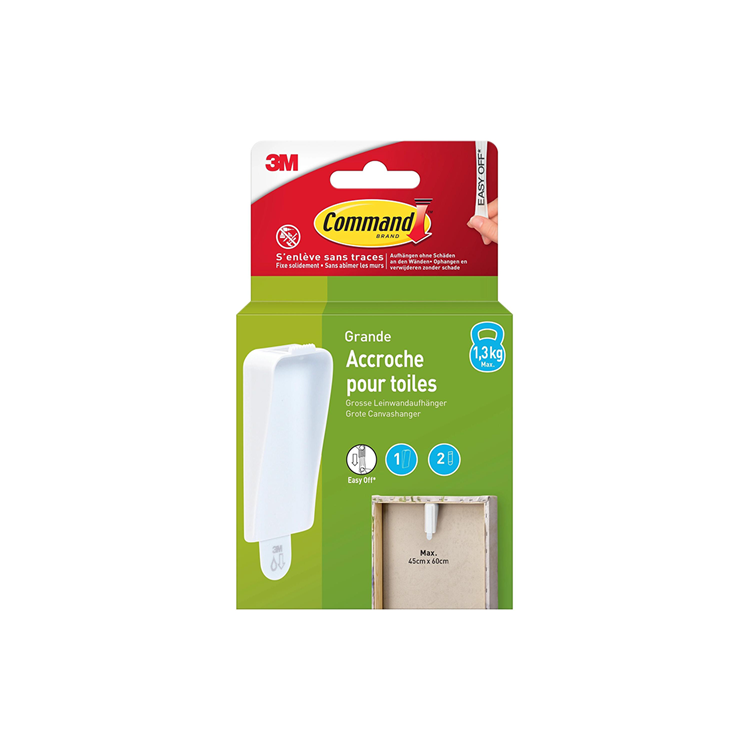 3m 1075967 - crochet pour tableau de commande l blanc 1er | 11 pièces