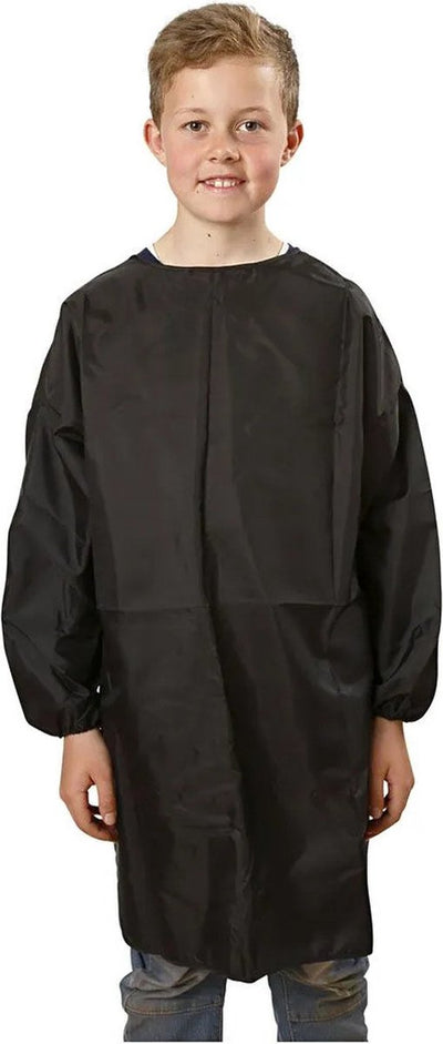 Manteau de peintre, L: 81 cm, taille 7-12 ans, noir, 1 pièce