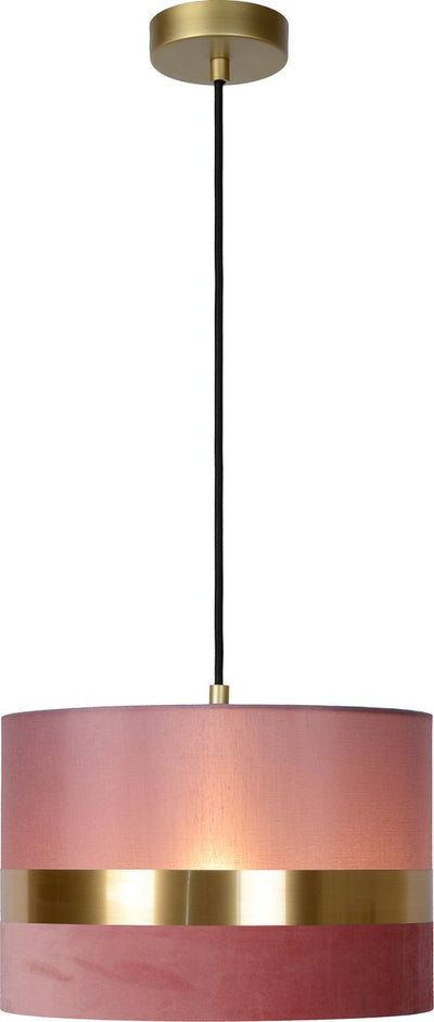Lucide extravaganza tusse - lampe suspendue - ø 30 cm - 1xe27 - rose