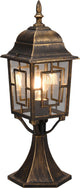 Trio volturno - lampadaire - rouille antique - excl. 1x e27 4w - éclairage extérieur - ip23