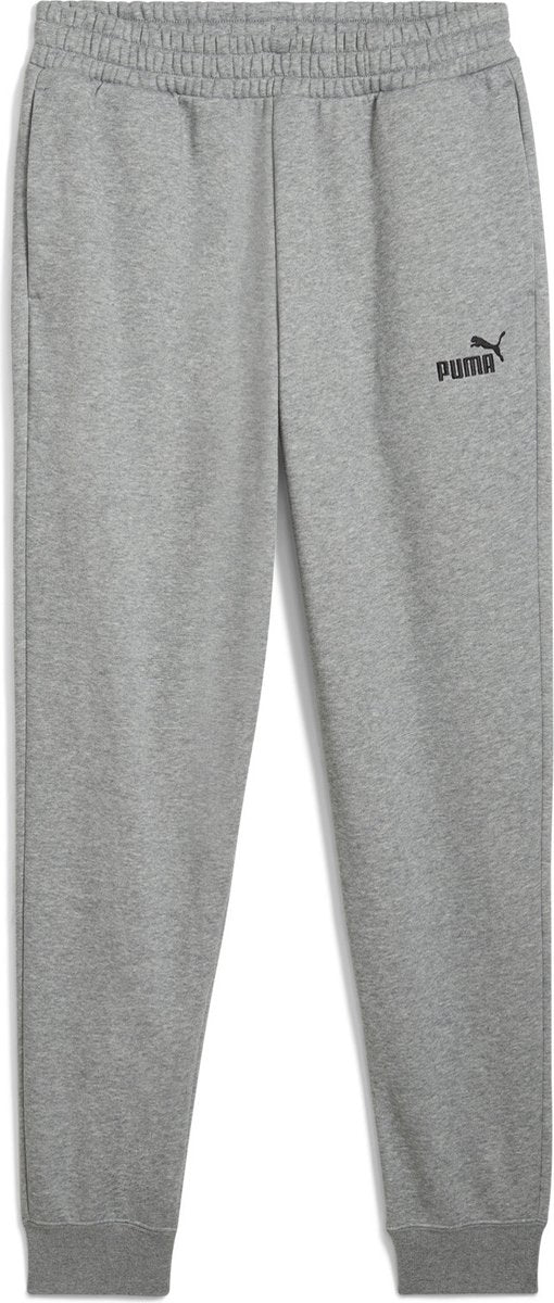Puma ess non. Pantalon de survêtement 1 logo fl cl pour homme - gris moyen chiné