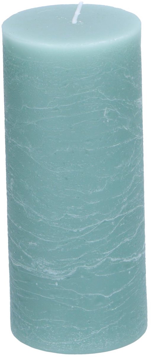 Bougie pilier Arti casa ø7 x 16 cm - 65 heures de combustion - vert menthe