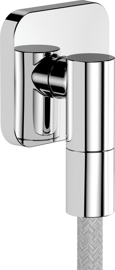 Hansgrohe fixfit fine q coude de raccordement mural sans clapet anti-retour chromé