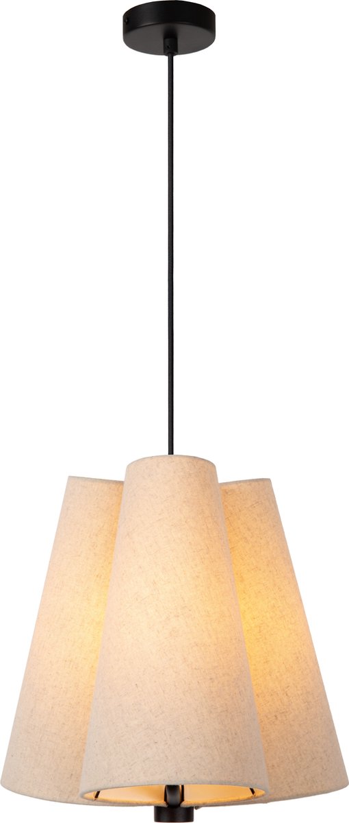 Lucide gregory - suspension - ø 34,3 cm - 3xe27 - beige