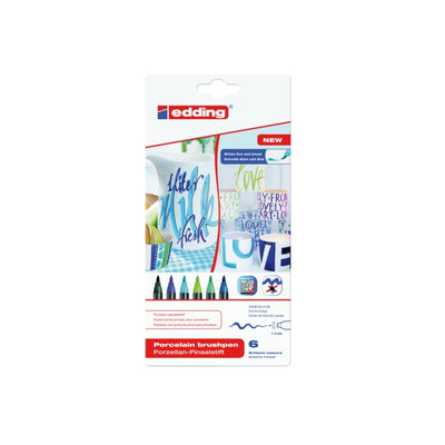Institutions en porcelaine Cool Color Set de 6 PCS.