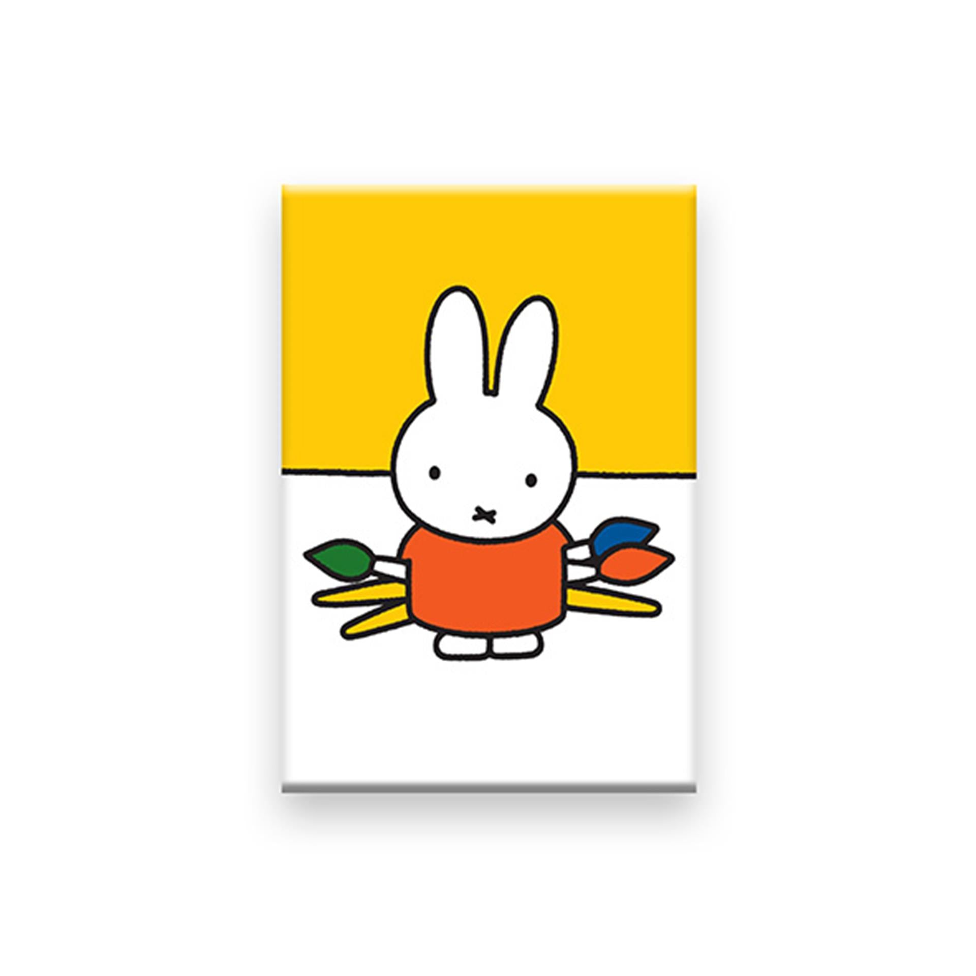 Aimant de réfrigérateur Miffy, artiste en fer blanc