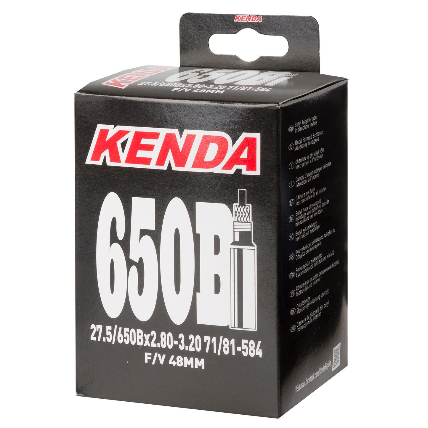 Chambre à air vélo Kenda 27,5 x 2,80 - 3,20