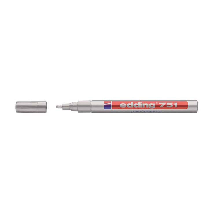 Quantore Felt -Tip Edding Lakmarker Silver