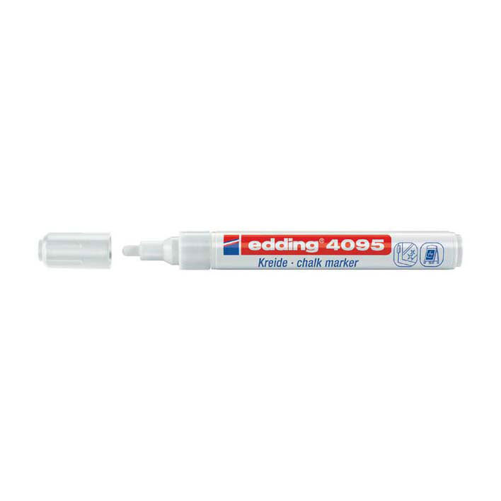 Quantore Chalk Marker Edding White, 2st.