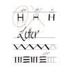 Quantore Calligraphie noire, 3dlg.