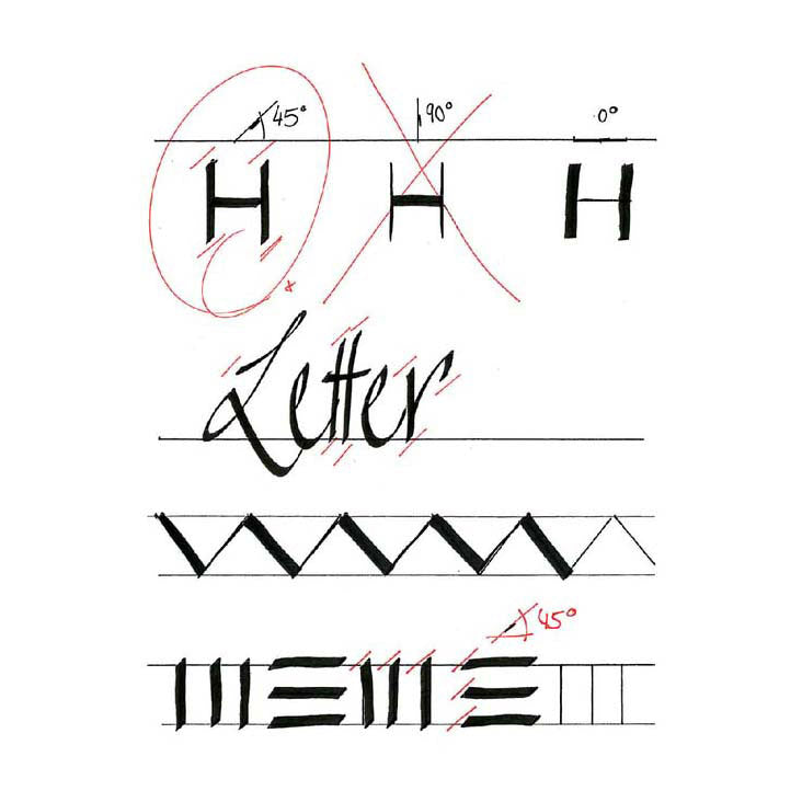 Quantore Calligraphie noire, 3dlg.
