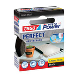 Ruban textile quantique Tesa Extra Power Perfect Black - afbeelding 1
