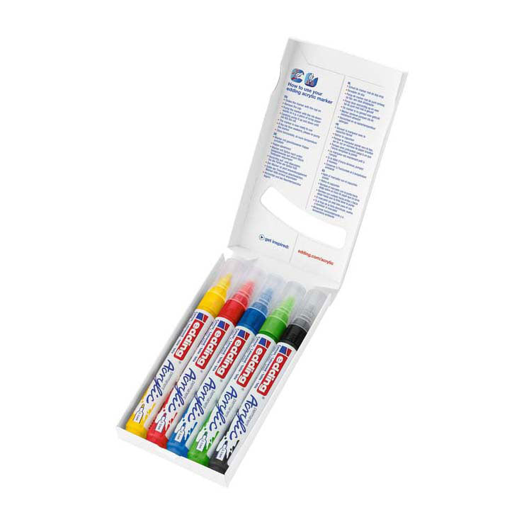 Base de marqueur acrylique quantore Edding, 5e.