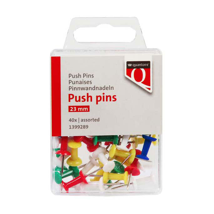 Punaises à dessin Quantore, 40 pcs.