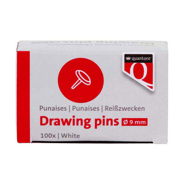 Punaises Quantore argentées, 100 pcs.