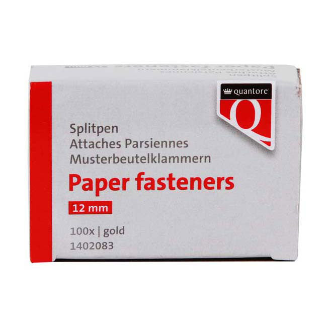 Goupille fendue Quantore or 12mm, 100pcs.