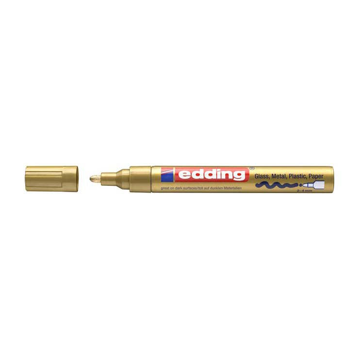Quantore Felt -Tip Edding Lakmarker Gold