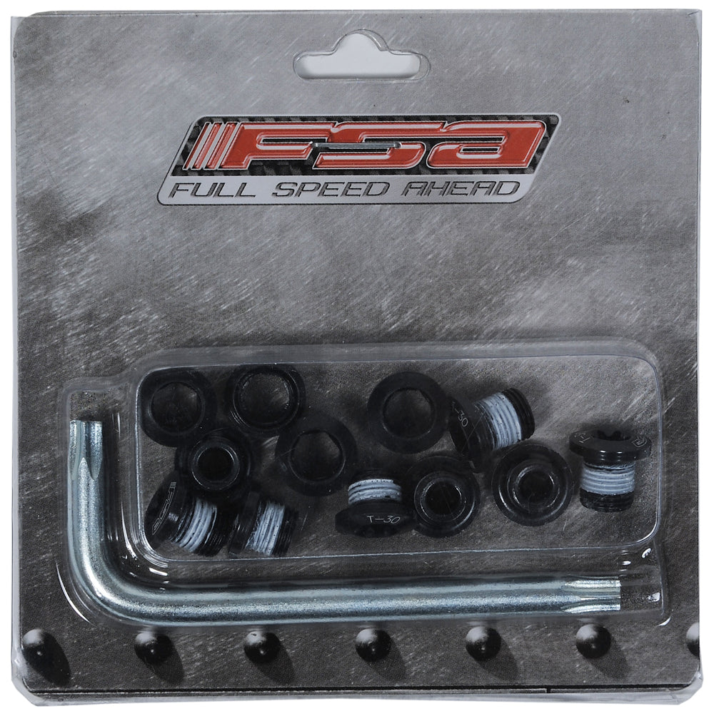 Boulons de plateau vtt Fsa torx noirs (12 pièces)