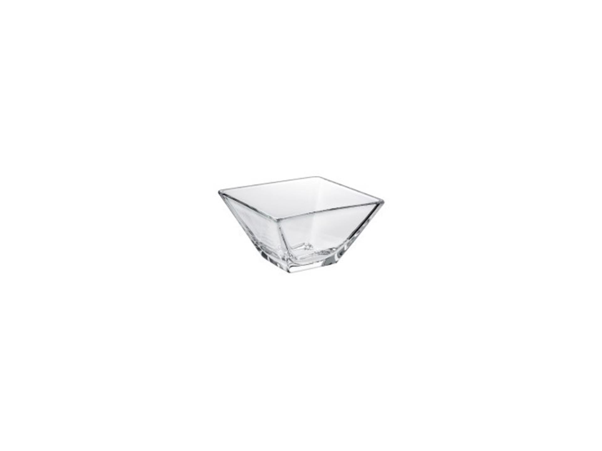 Bol Borgonovo en verre carré 14cm