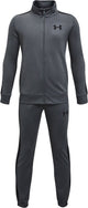 Under Armour UA Rival Knit Survêtement-Gris Survêtement Garçons - Gris Pitch - Noir