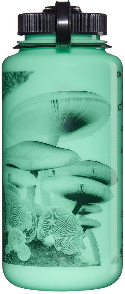 Nalgene - champignons noirs brillants à large ouverture de 1000 ml soutiennent le nouveau