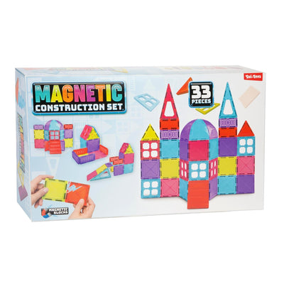 Toi-toys jeu de construction panneaux magnétiques, 33 pièces.
