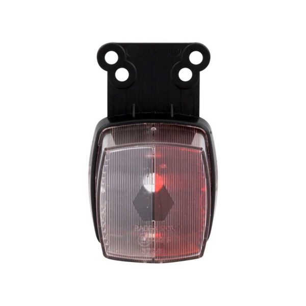 Lampe de position blanc + carré rouge