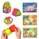 Toi-toys jeu de construction panneaux magnétiques 12 pièces