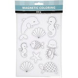 Aimants Creativ company, figures marines, feuille 14,85x21, 1 feuille - afbeelding 2