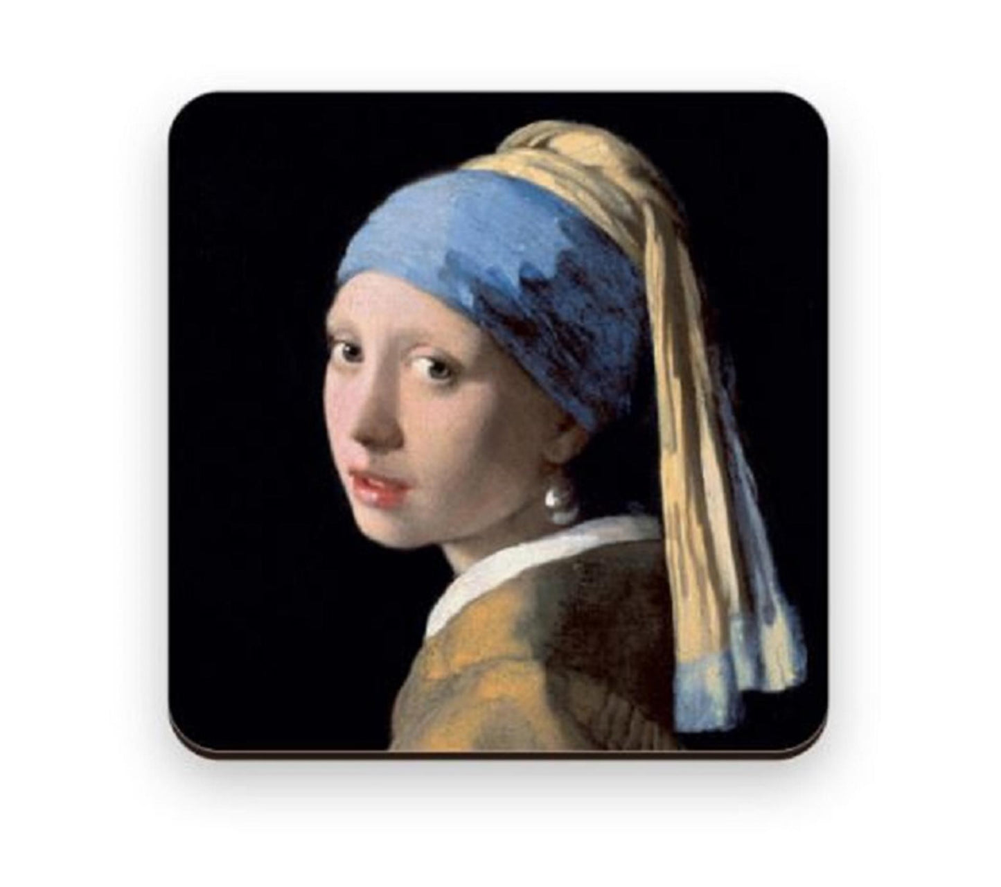 Dessous de verre Fille à la perle