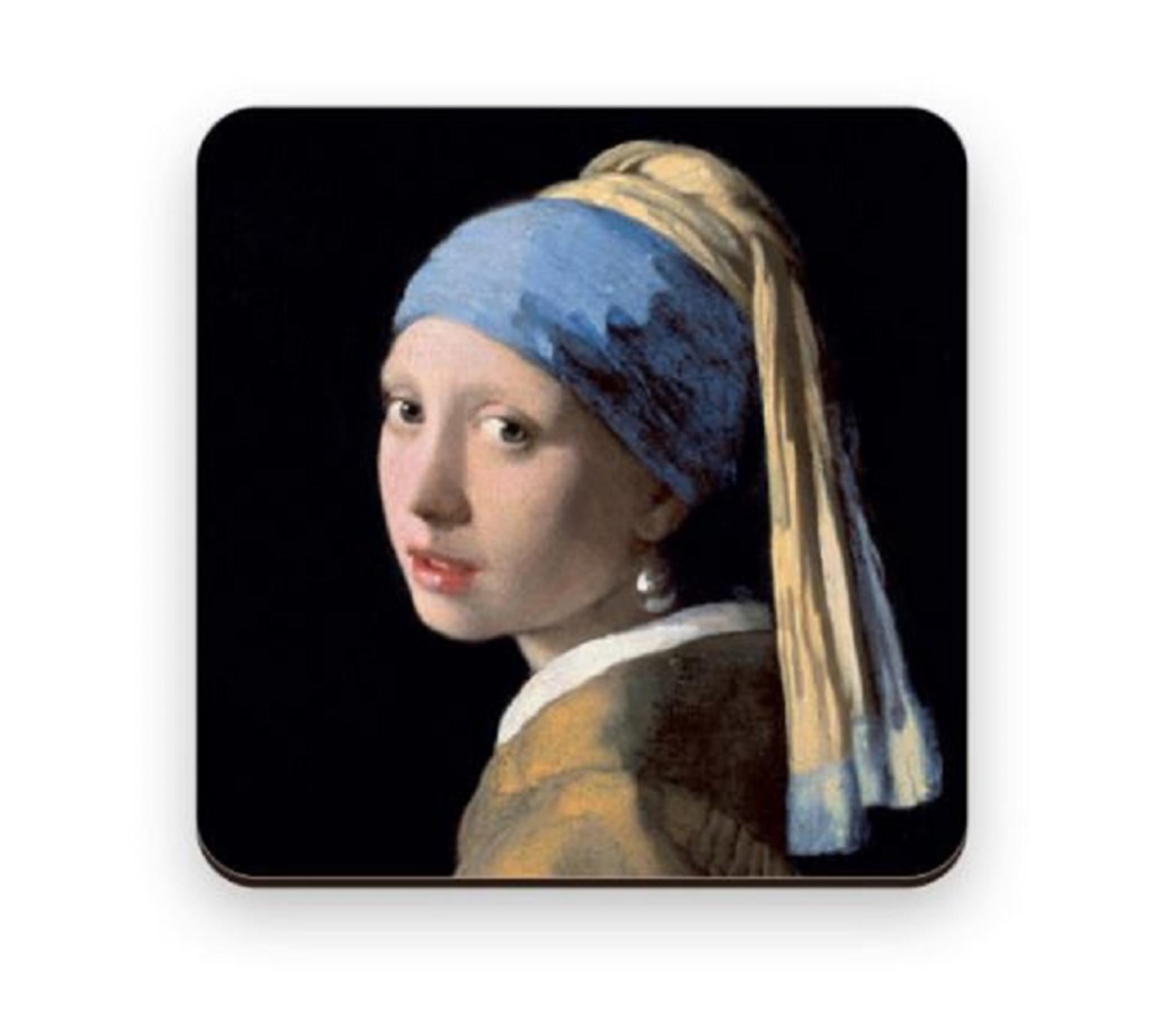 Dessous de verre Fille à la perle