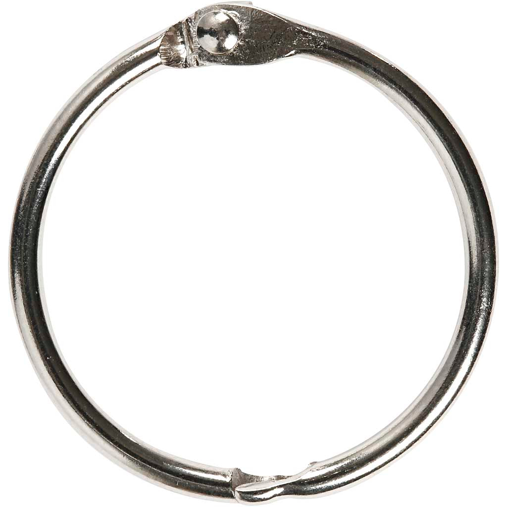 Anneaux de reliure Creativ company, d 32 mm, épaisseur 2,7 mm, 8 pièces 1 boîte