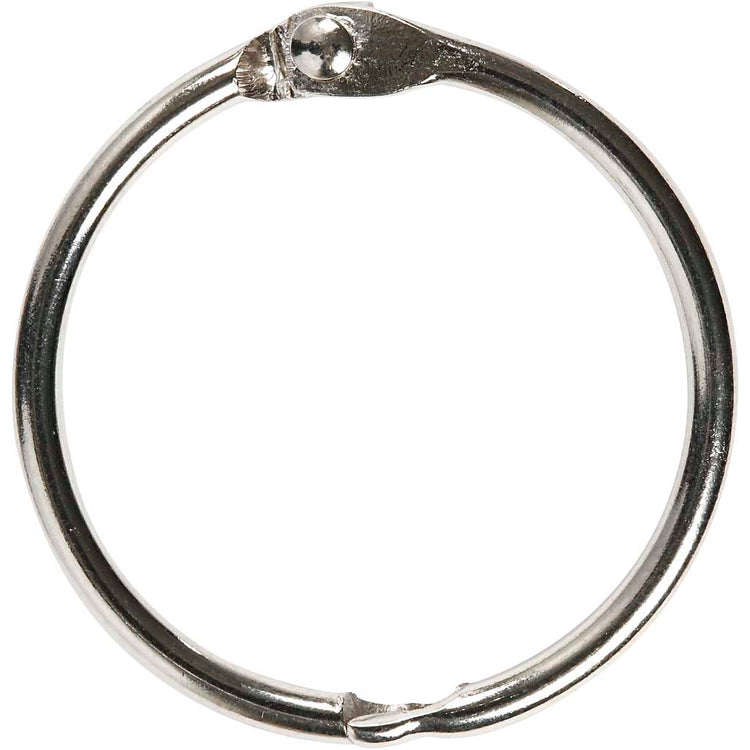Anneaux de reliure Creativ company, d 32 mm, épaisseur 2,7 mm, 8 pièces 1 boîte