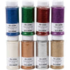 Creativ company bio sparkles, différentes couleurs, 8x140 ml 1 boîte