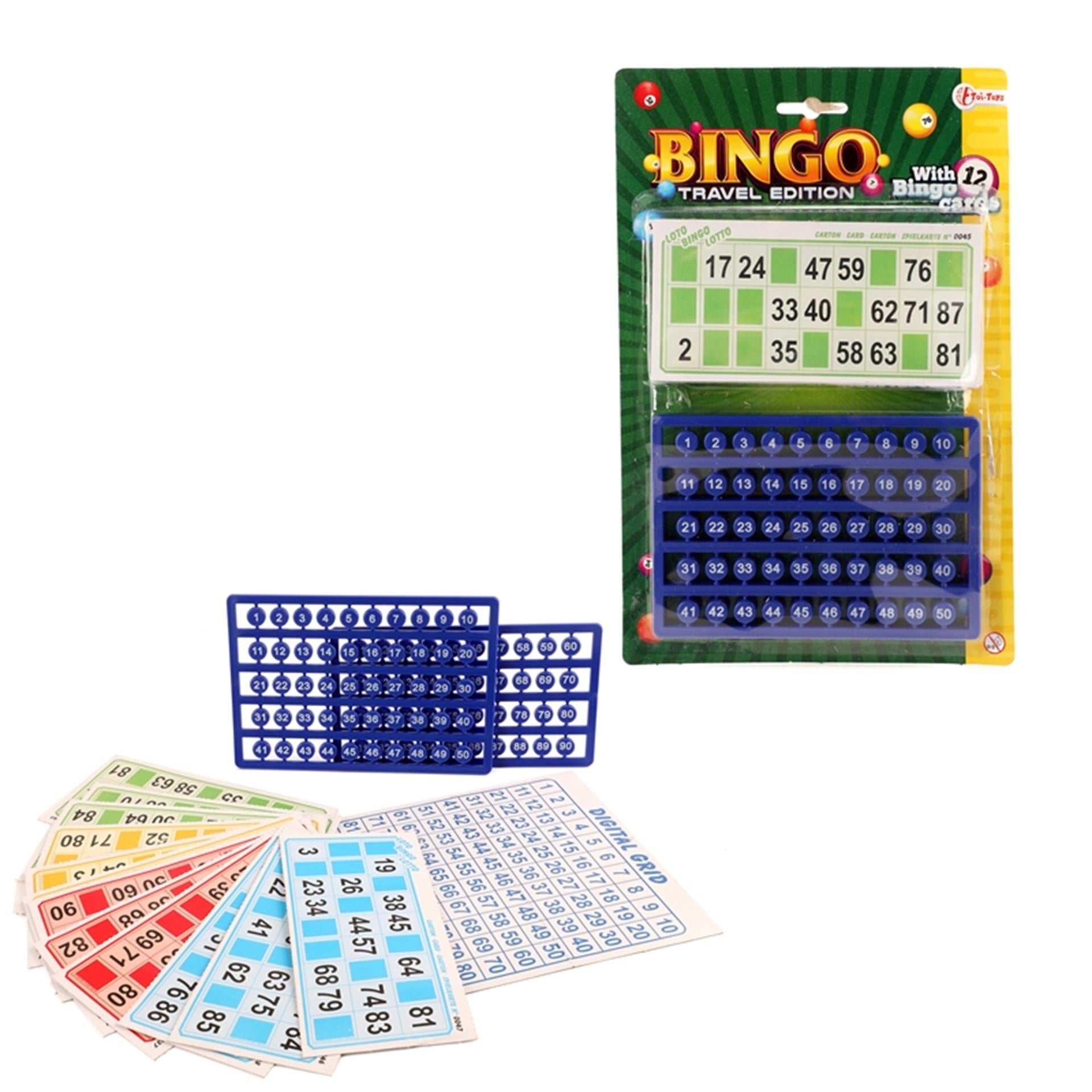 Toi-toys toi toys jeu de bingo de voyage sur carte