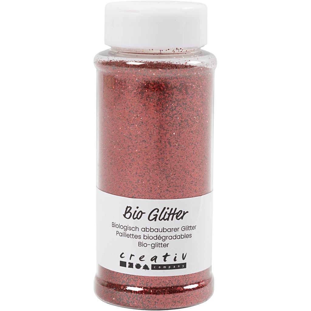 Creativ company bio sparkles, rouge, 140 ml 1 boîte