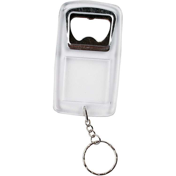 Porte-clés Creativ company avec décapsuleur, dimensions 8x4,5x0,5 cm, 5 pièces 1 boîte