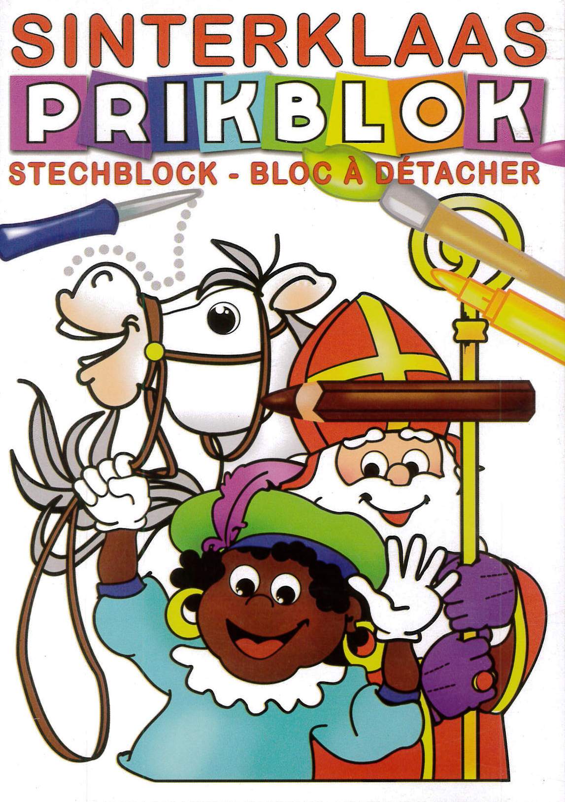 Bloc de ponction de Sinterklaas avec aiguille et oreiller Pierce.
