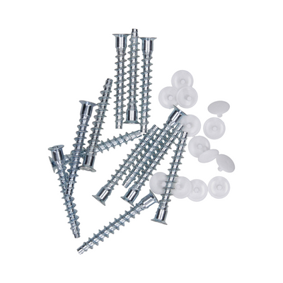 Mack 1075810 - 12 vis pour meubles hexagone 6 faces 7 x 50mm | 10 pièces