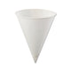 Gobelet conique en papier 130ml (5000 pièces)