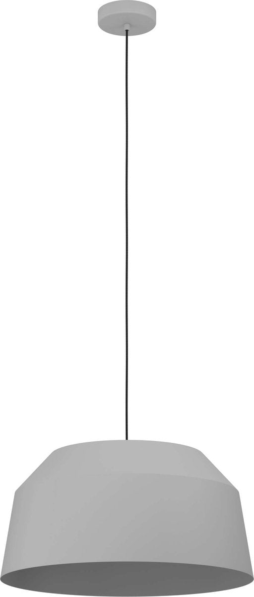 Lampe à suspension Eglo contrisa - e27 - ø 52 cm - gris