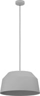 Lampe à suspension Eglo contrisa - e27 - ø 52 cm - gris