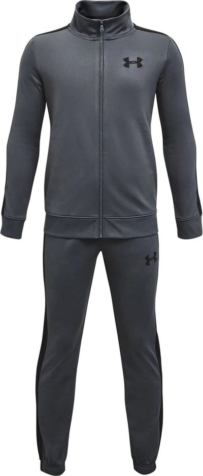 Under Armour UA Rival Knit Survêtement-Gris Survêtement Garçons - Gris Pitch - Noir