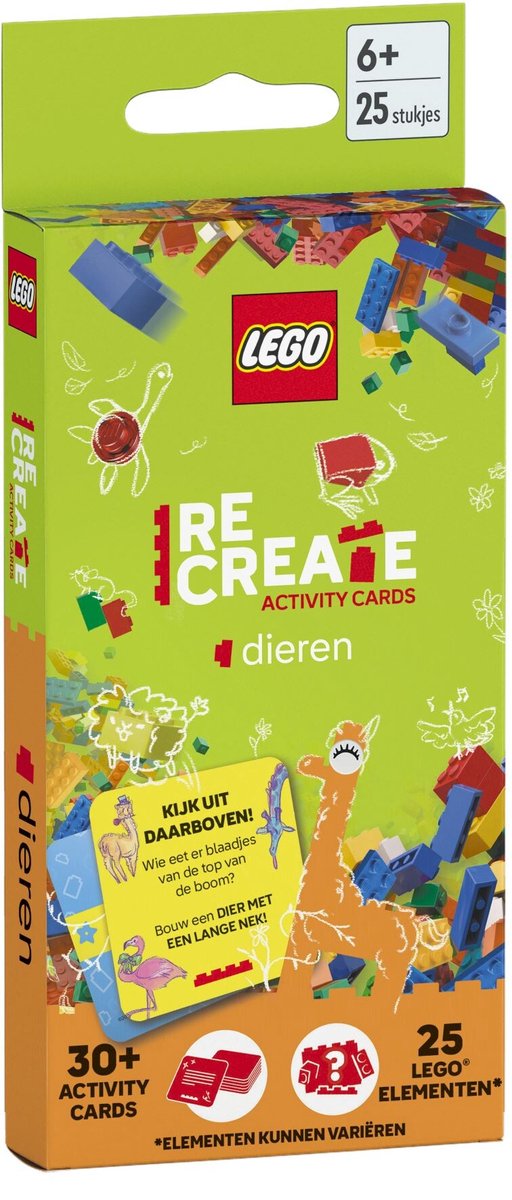 Cartes d'activité Lego recréer des animaux