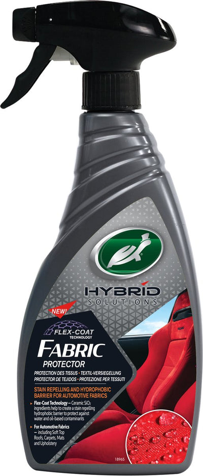 Turtle Wax HS Fabric Protector - Protecteur textile - Protège contre les contaminations à base d'eau et d'huile - Pour tous les toits de cabriolets - Également pour tissus d'ameublement, moquettes, paillassons - 500 ml